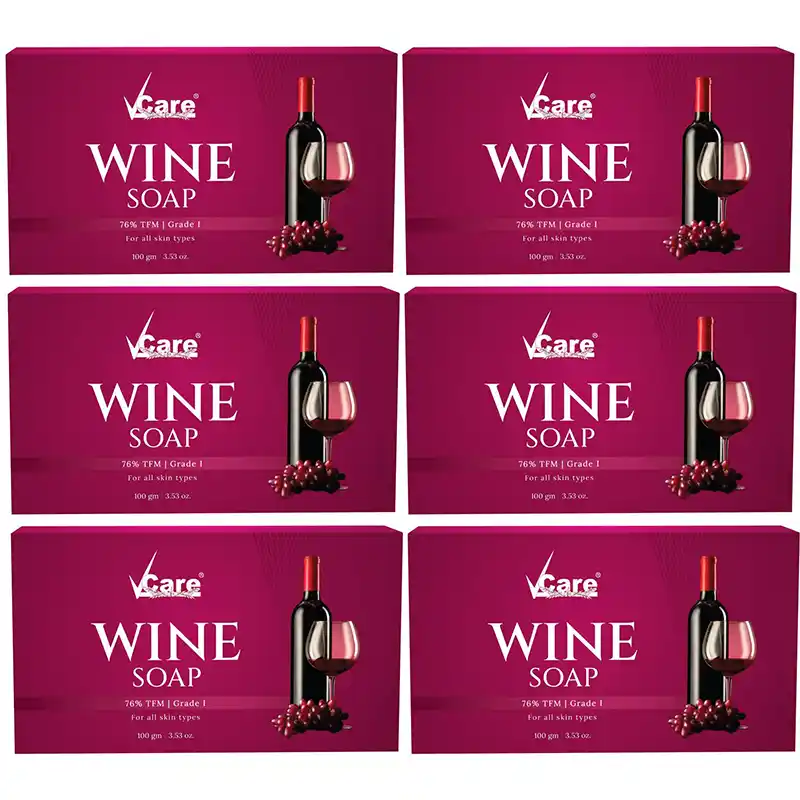 Red Wine Soap – Ultimate Skin Recharge – Pack of 6